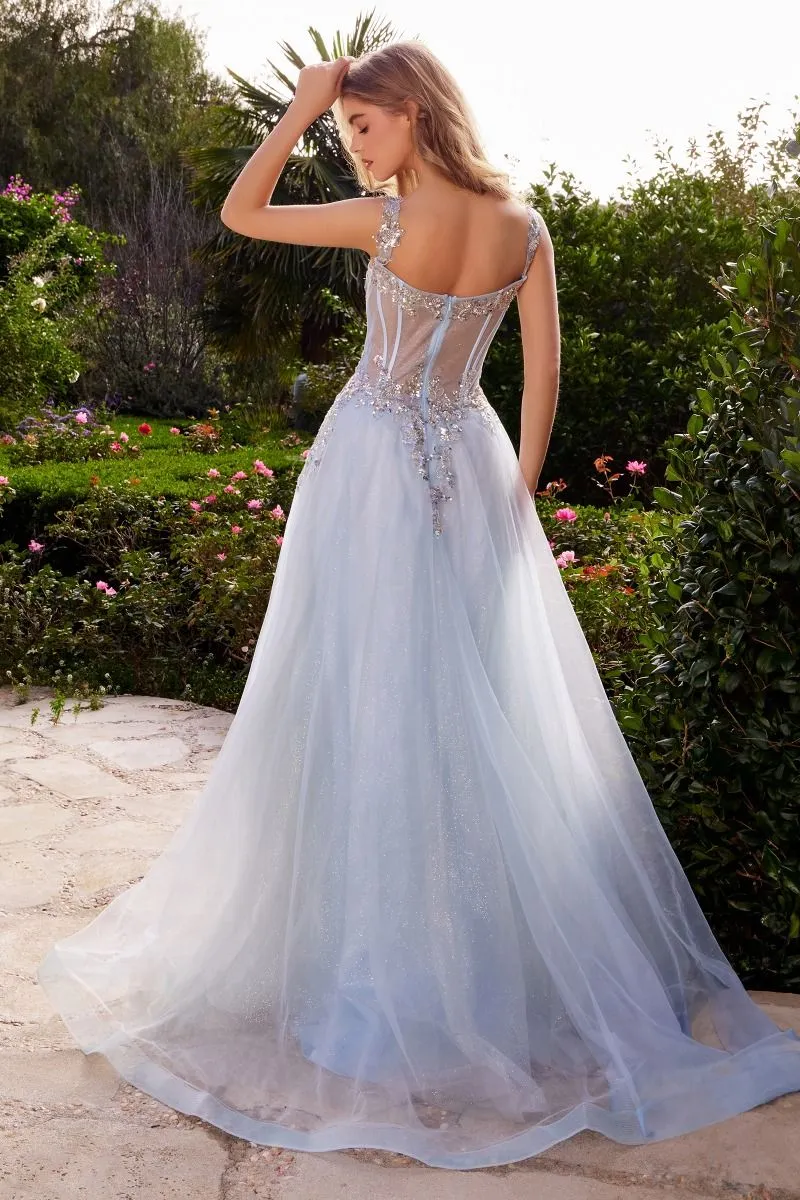 EMBELLISHED A-LINE TULLE BALL GOWN CDA1258